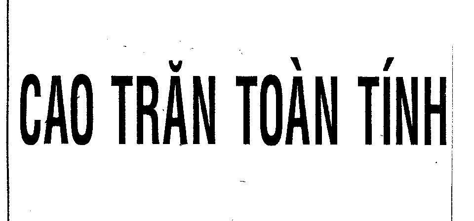 Mẫu nhãn hiệu TOàN TíNH CAO TRĂN
