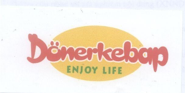 Mẫu nhãn hiệu DONERKEBAP ENJOY LIFE