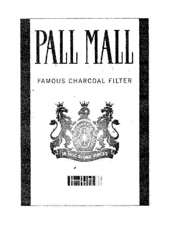 Mẫu nhãn hiệu PALL MALL SIGNO VINCES FAMOUS CHARCOAL FILTER IN HOC