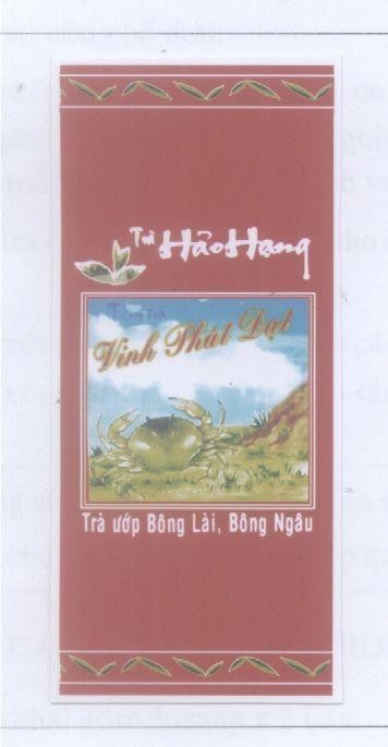 Mẫu nhãn hiệu Vinh Phát Đạt Trà hảo hạng tiệm trà