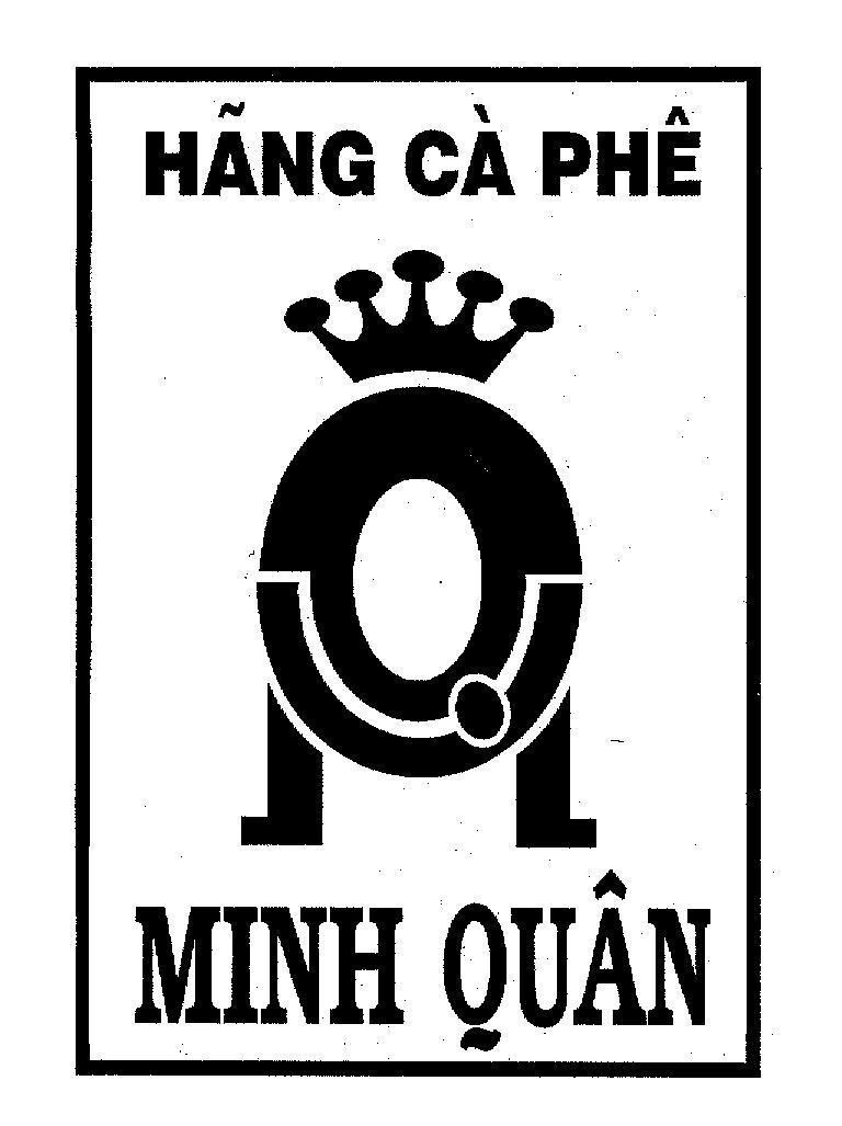 Mẫu nhãn hiệu MQ Minh Quân Hàng cà phê