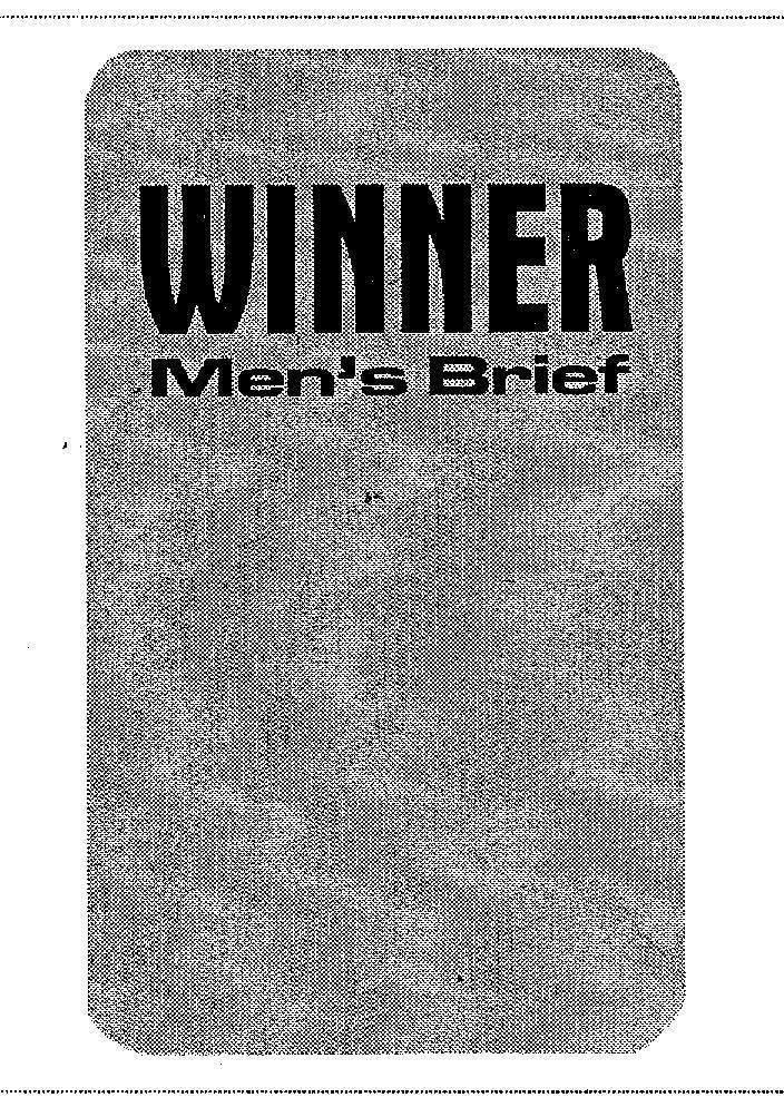 Mẫu nhãn hiệu WINNER MENS BRIEF