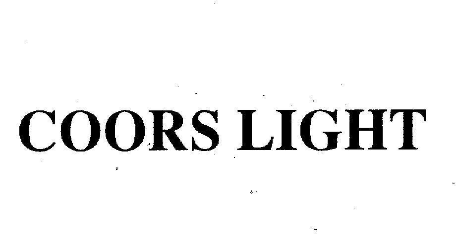 Mẫu nhãn hiệu COORS LIGHT