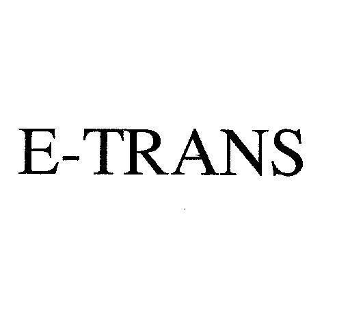 Mẫu nhãn hiệu E-TRANS