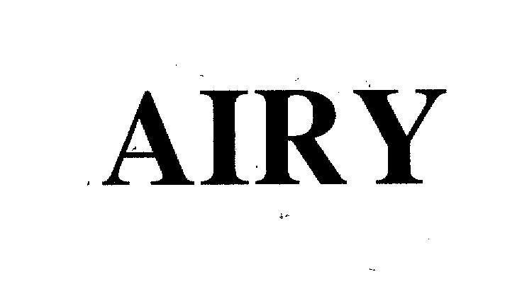 Mẫu nhãn hiệu AIRY