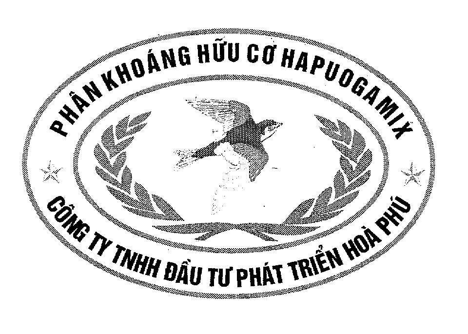 Mẫu nhãn hiệu HAPUOGAMIX HOà PHú CÔNG TY TNHH ĐầU TƯ PHáT TRIểN