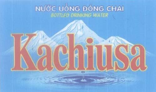 Mẫu nhãn hiệu KACHIUSA NƯớC UốNG ĐóNG CHAI