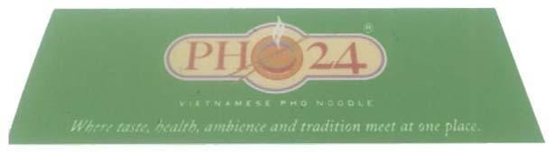 Mẫu nhãn hiệu PHO24 VIETNAMESE PHO NOODLE
