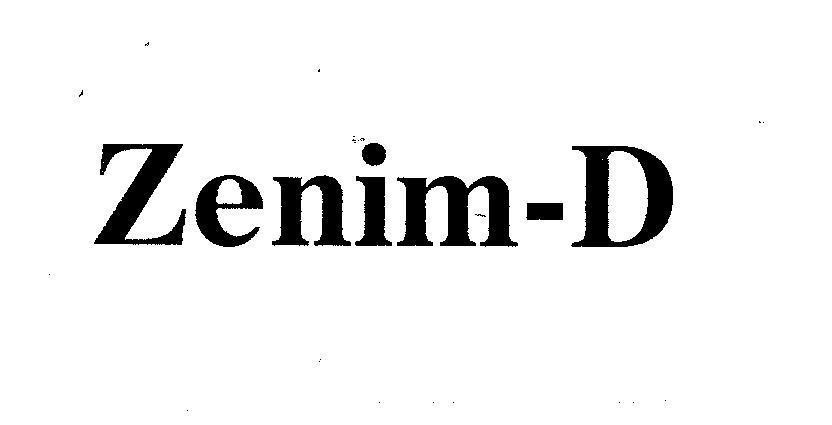 Mẫu nhãn hiệu ZENIM D