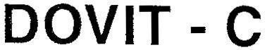 Mẫu nhãn hiệu DOVIT C