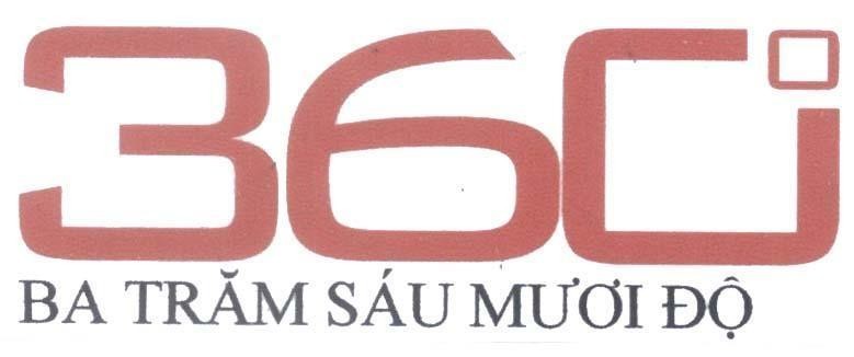 Mẫu nhãn hiệu Ba Trăm Sáu Mươi Độ 360