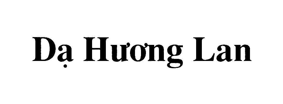 Mẫu nhãn hiệu Dạ HƯƠNG LAN