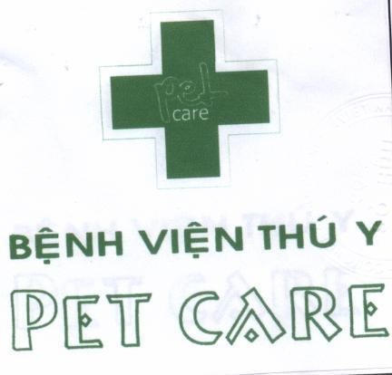 Mẫu nhãn hiệu Bệnh Viện Thú Y PET CARE