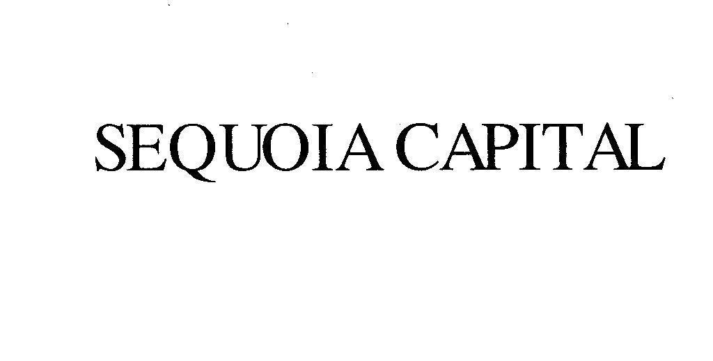 Mẫu nhãn hiệu SEQUOIA CAPITAL