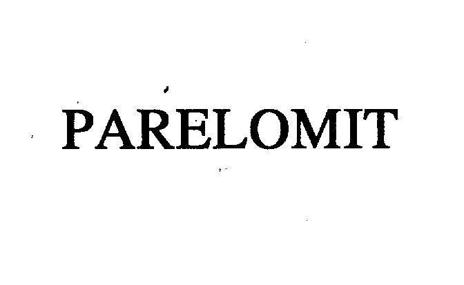 Mẫu nhãn hiệu PARELOMIT