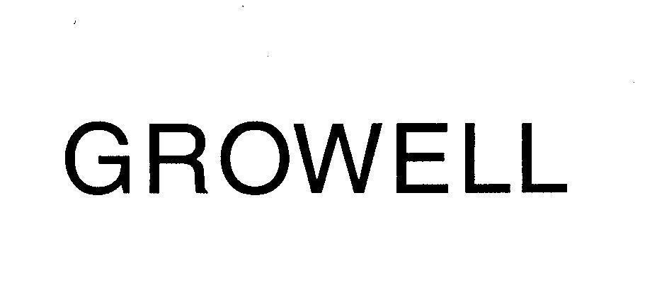 Mẫu nhãn hiệu GROWELL