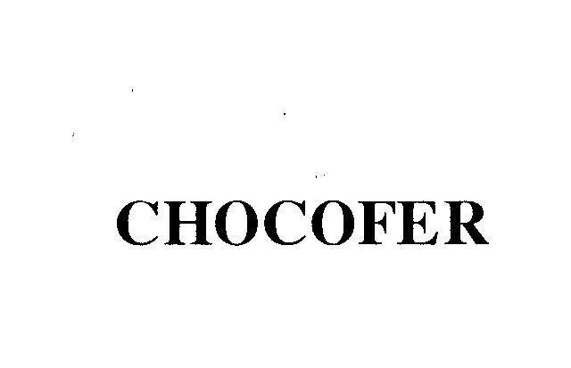 Mẫu nhãn hiệu CHOCOFER