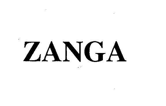Mẫu nhãn hiệu ZANGA