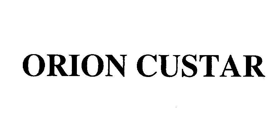 Mẫu nhãn hiệu ORION CUSTAR