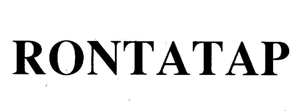 Mẫu nhãn hiệu RONTATAP