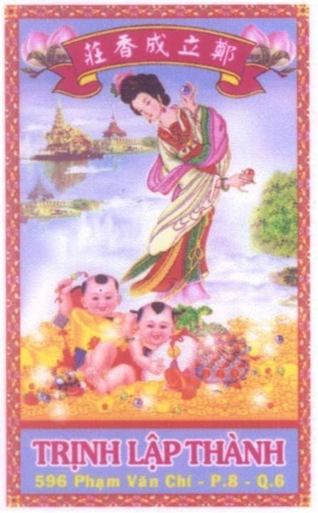 Mẫu nhãn hiệu TRịNH LậP THàNH [hãng hương trịnh lập thành]