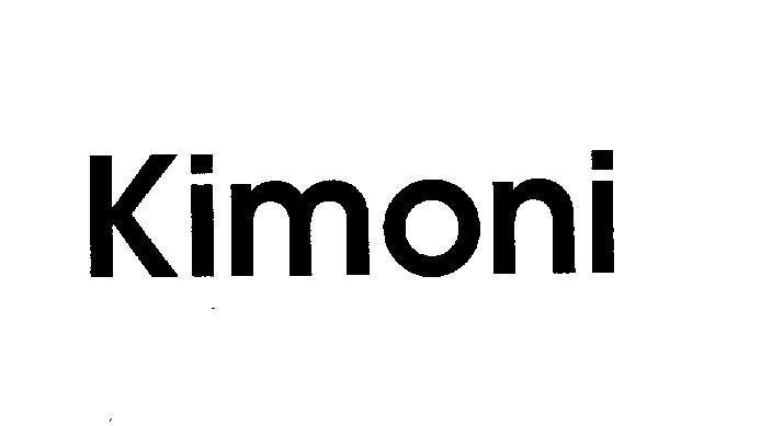 Mẫu nhãn hiệu KIMONI