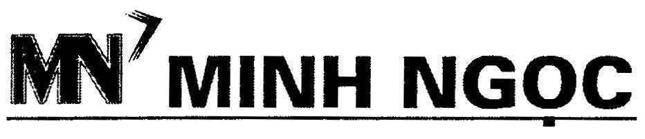 Mẫu nhãn hiệu MN MINH NGọC