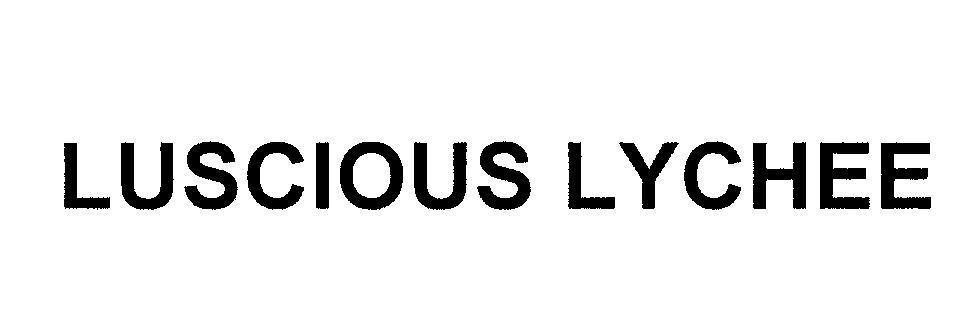 Mẫu nhãn hiệu LUSCIOUS LYCHEE