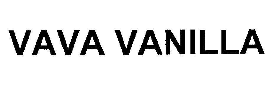 Mẫu nhãn hiệu VAVA VANILLA