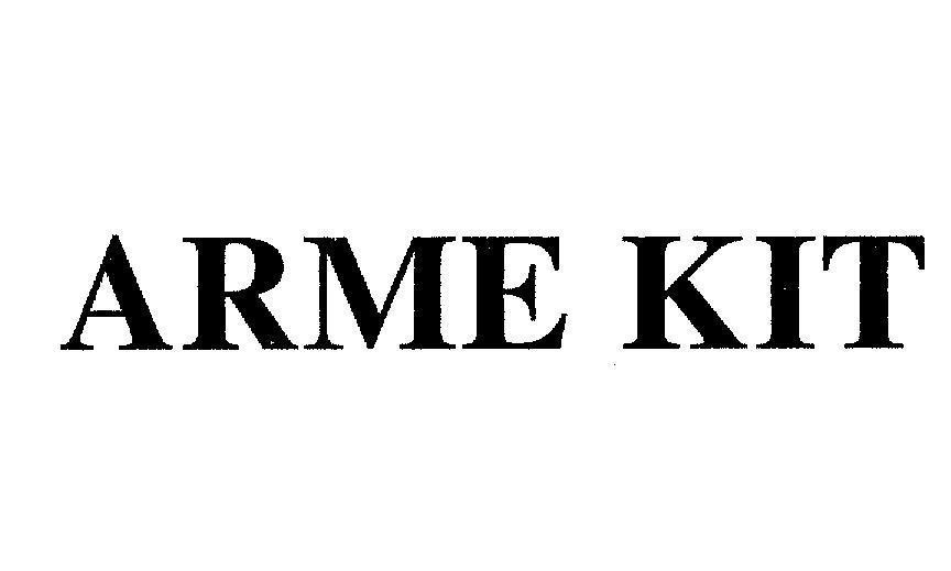 Mẫu nhãn hiệu ARME KIT