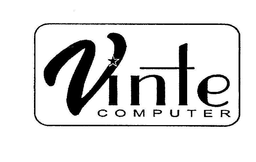 Mẫu nhãn hiệu VINTE COMPUTER