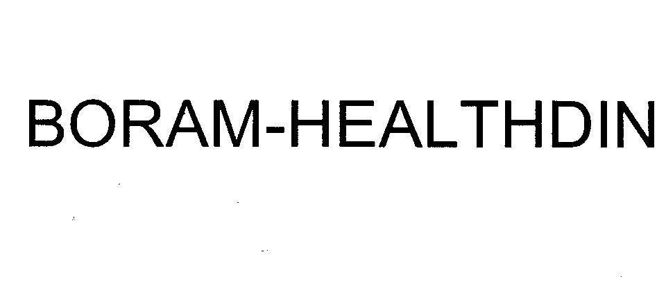 Mẫu nhãn hiệu BORAM HEALTHDIN