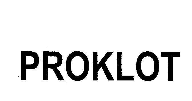 Mẫu nhãn hiệu PROKLOT
