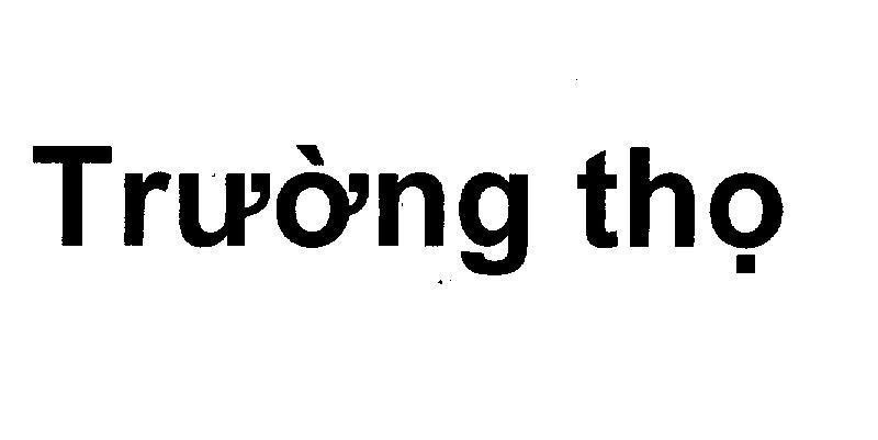 Mẫu nhãn hiệu TRƯờNG THọ