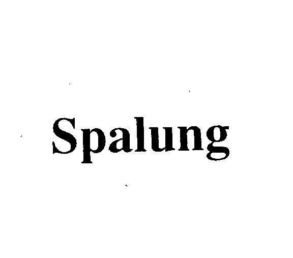 Mẫu nhãn hiệu SPALUNG