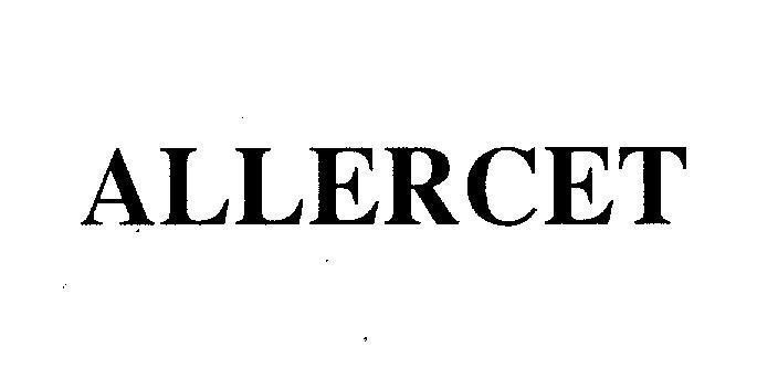 Mẫu nhãn hiệu ALLERCET