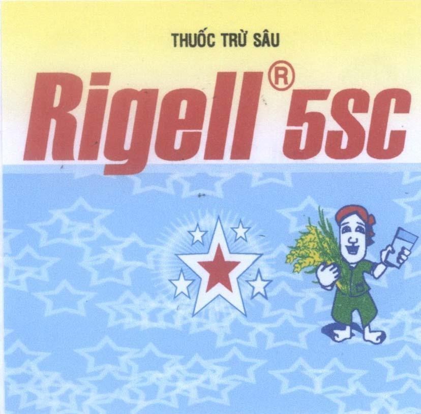 Mẫu nhãn hiệu RIGELL 5SC Thuốc Trừ Sâu