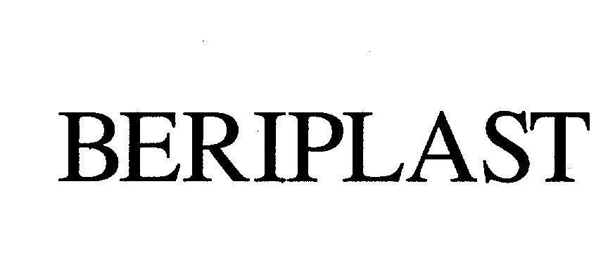 Mẫu nhãn hiệu BERIPLAST