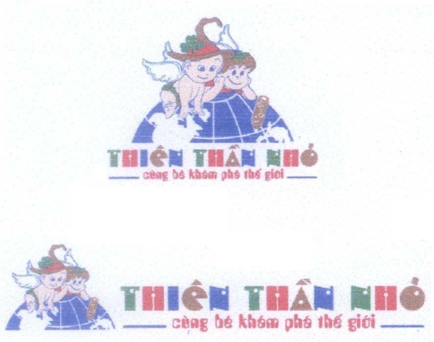 Mẫu nhãn hiệu Thiên Thần Nhỏ cùng bé khám phá thế giới
