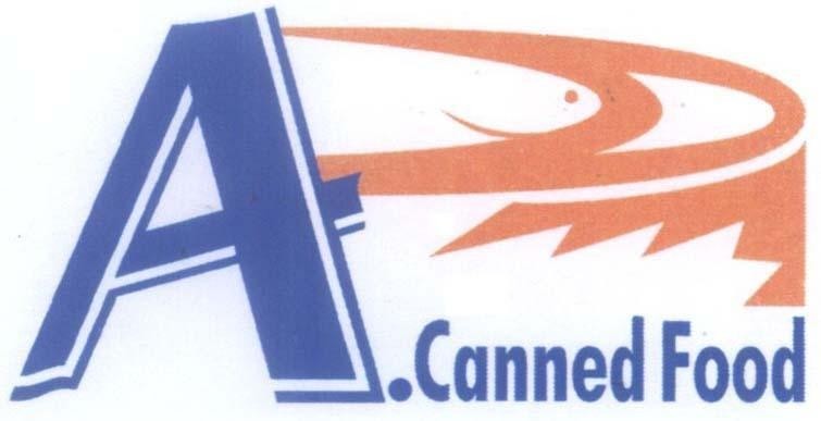 Mẫu nhãn hiệu A CANNED FOOD