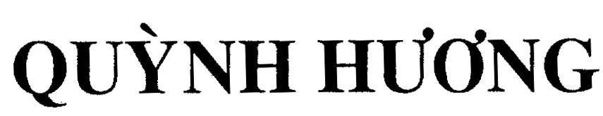 Mẫu nhãn hiệu Quỳnh Hương