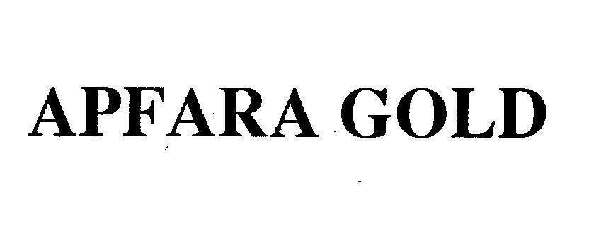 Mẫu nhãn hiệu APFARA GOLD
