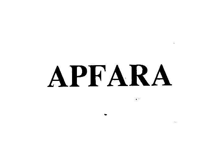 Mẫu nhãn hiệu APFARA