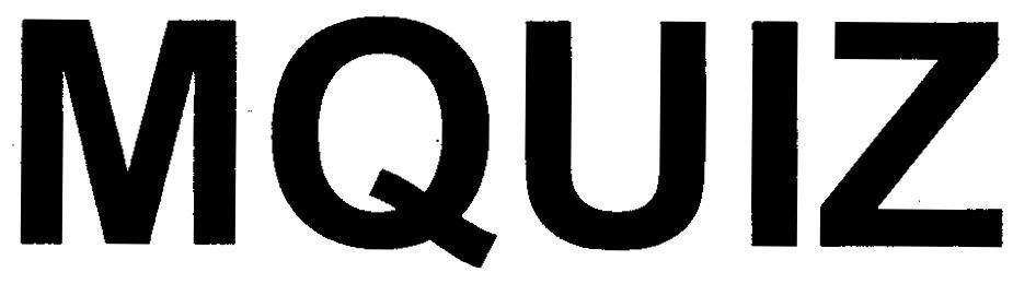 Mẫu nhãn hiệu MQUIZ