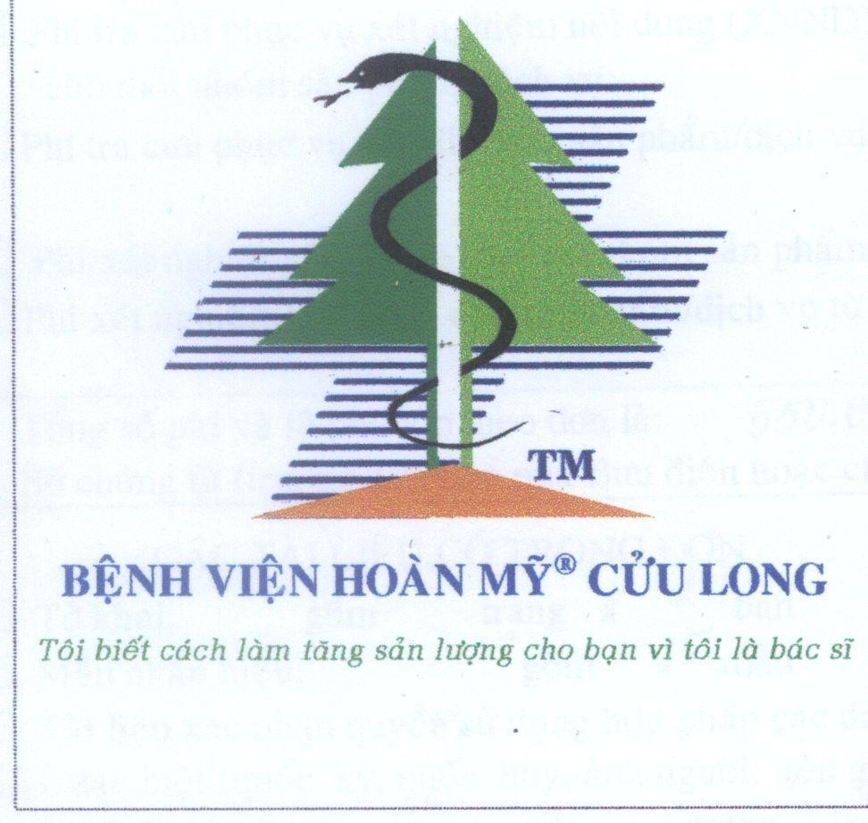 Mẫu nhãn hiệu CửU LONG HOàN Mỹ tôi biết cách làm tăng sản lượng cho bạn vì tôi là bác sĩ BệNH VIệN