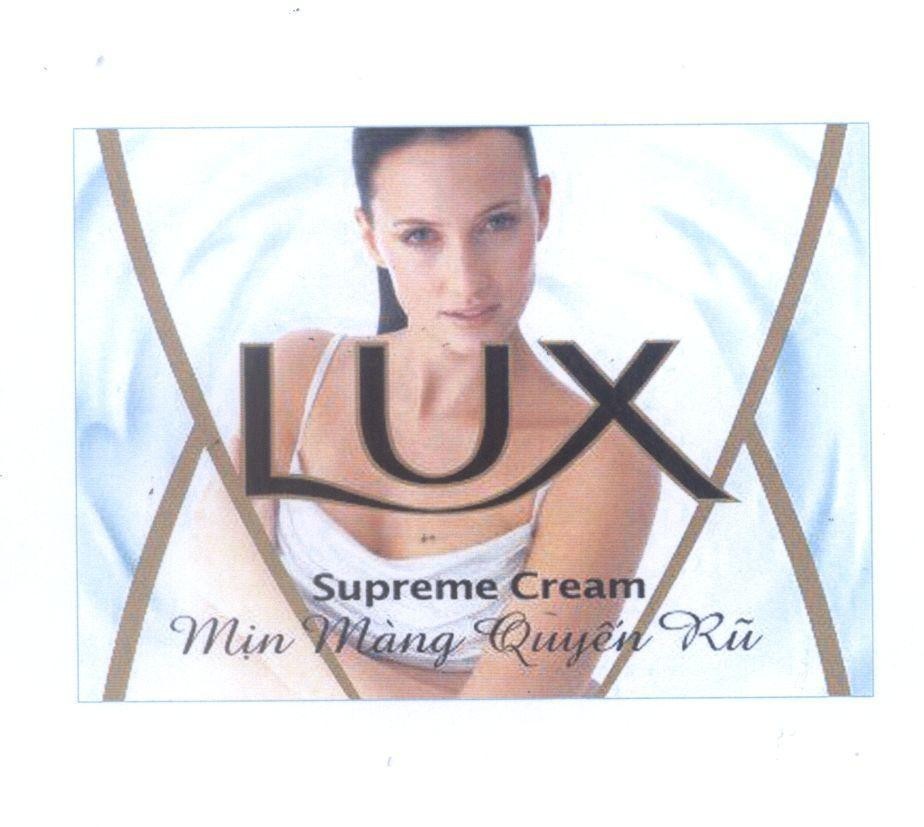 Mẫu nhãn hiệu LUX SUPREME Mịn màng quyến rũ CREAM