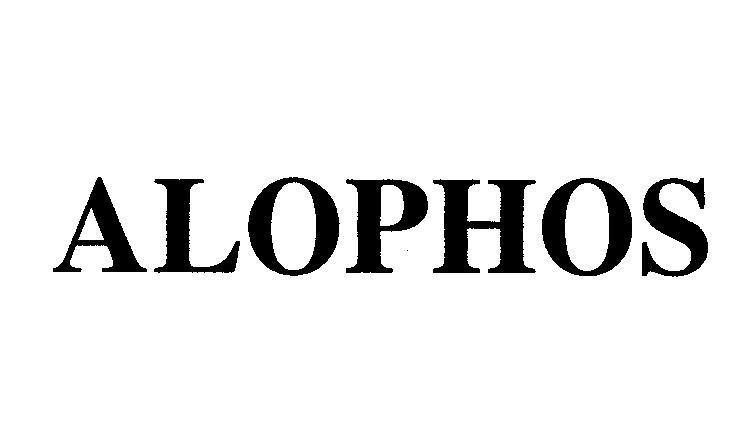 Mẫu nhãn hiệu ALOPHOS
