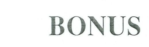 Mẫu nhãn hiệu BONUS