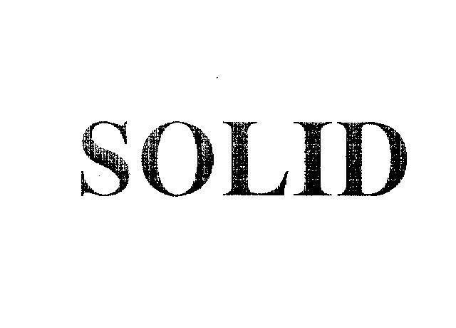 Mẫu nhãn hiệu SOLID