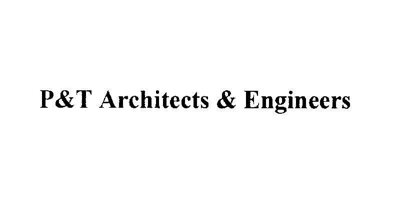 Mẫu nhãn hiệu P T ARCHITECTS ENGINEERS